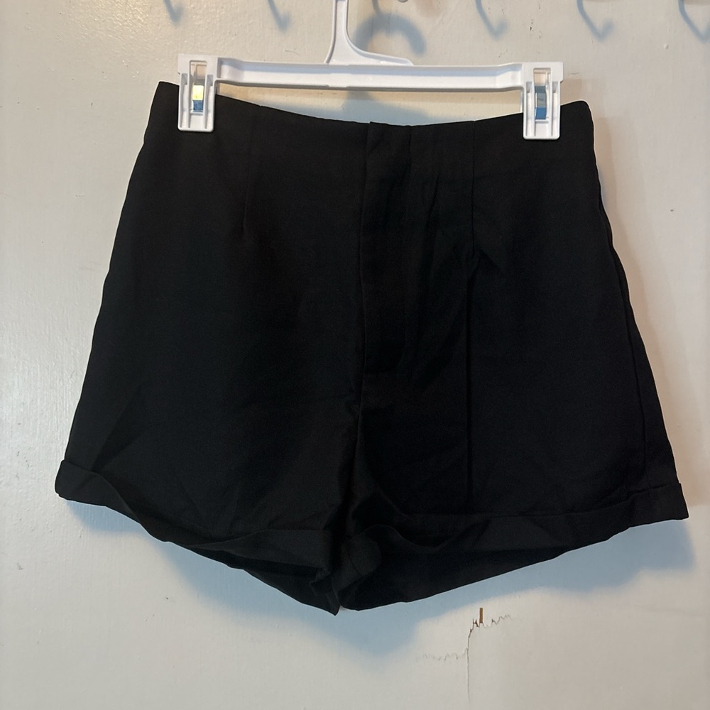 SHEIN High Waist Black Shorts
